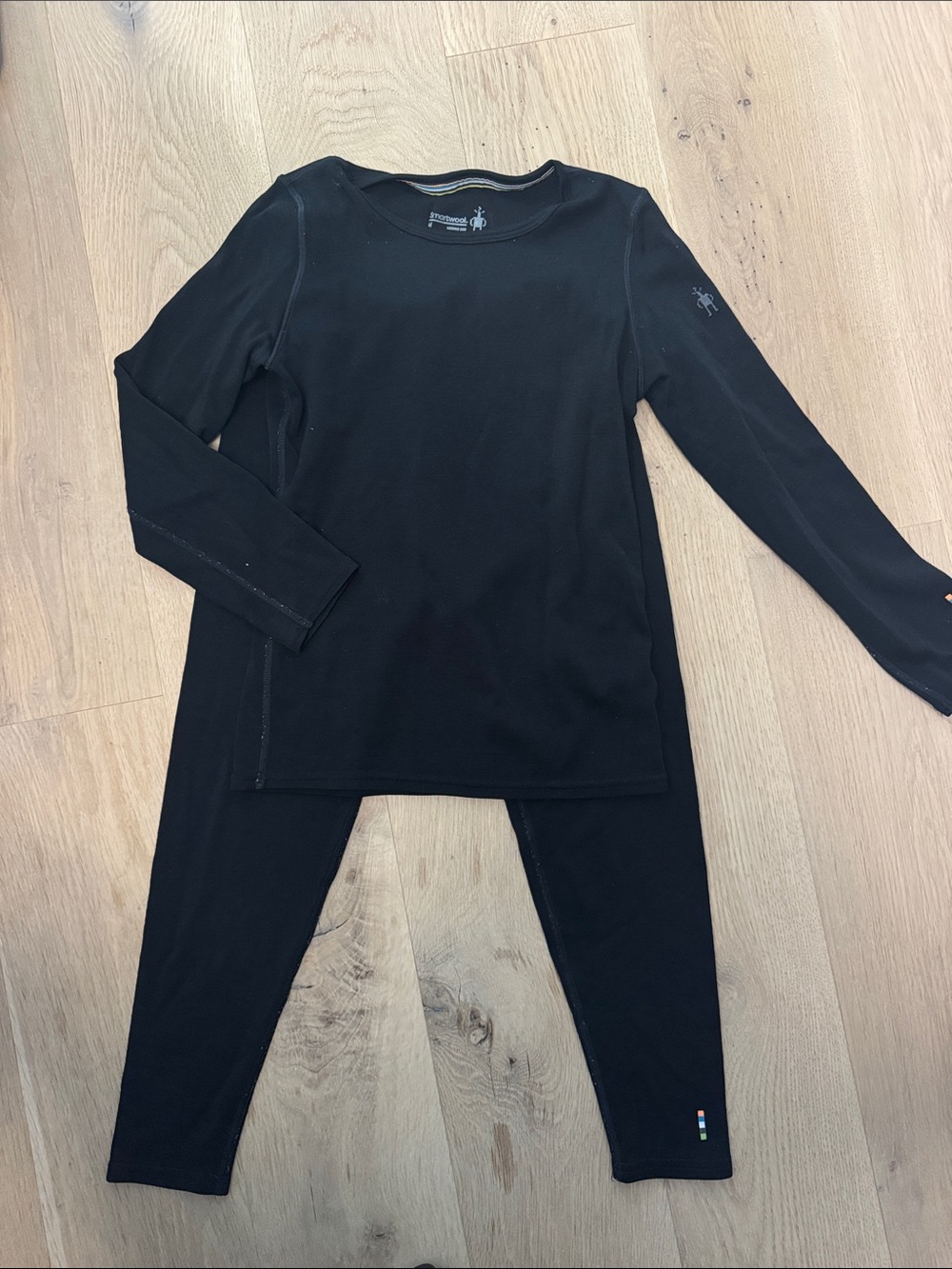 Smartwool Kids Black Thermal Leggings